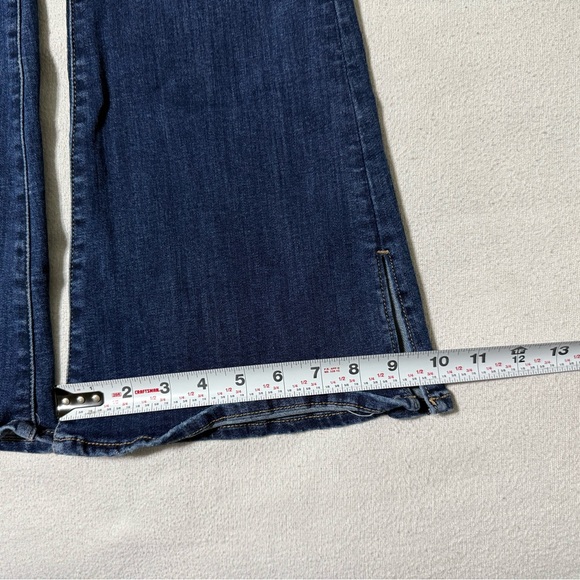 American Eagle Jeans Women's 00 Reg Blue Super High Rise Flare Stretch Denim - Picture 2 of 9